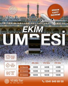Ekim Umre Turları - 20 Günlük