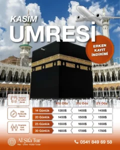 Kasım Umre Turları - 14 Günlük